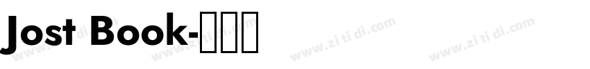 Jost Book字体转换